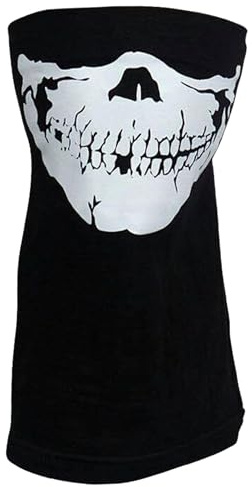 Sterling Sports Skull Breathable Face Masks, Quick Dry Polyester Heat Pad Skull Balaclava & Neck Warmer For Hiking ski Halloween - Motorbike Accessories Ghost Face Mask For Men