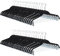 Amazon Basics Velvet Skirt Hangers with Clips, 50-Pack, Nero