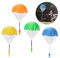 Kesote 6X Fallschirm Spielzeug Fallschirmspringer Kinder Hand Werfen Flugspielzeug Outdoor Kinderdrachen Party Geschenk Kindergeburtstag (6 Farbe)