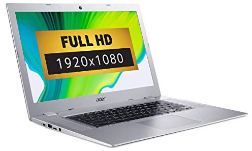 Acer Chromebook 315 CB315-2H - (AMD A4-9120C, 4GB RAM, 64GB eMMC, 15.6 inch Full HD display, Google Chrome, Silver) (Renewed)