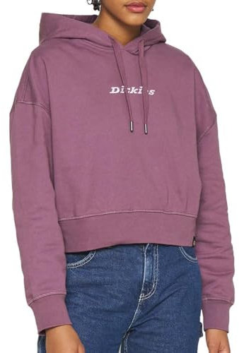 Dickies Sweat Ã Capuche Violet Femme Loretto Damen-T-Shirt