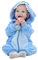 Ensemble Unisexe BéBé Cute Animal Barboteuse GrenouillèRes Combinaison Pyjama avec Fermeture éClair 0-24 Mois (120cm（30-36months）, Point)