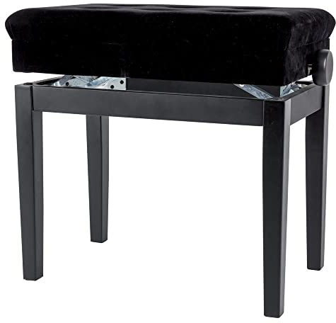 GEWA Pianobank Deluxe Compartment nussbaum matt, mit Notenfach