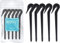 HOYOLS Elastic Hair Bands Remover Tool, Rubber Bands Cutter Accessories for Cutting Rubber Hair Ties 5pcs (Black)