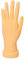 Tubayia Nagel Praxis Hand Silikon Gummi Modell Biegsamer Ständer Schaufensterpuppe für Nagelstudio DIY Nail Art (links)