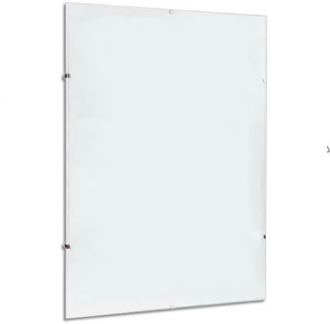 Decorspace Cadre mural avec plaque Crilex et support en MDF (70 x 100 cm) Transparent