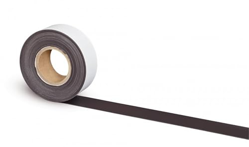 MAUL Magnetband 6cm | Selbstklebendes Magnetband für Bilder, Fotos und Postkarten | Länge individuell zuschneidbar | Ideal anwendbar in Büro, Küche und Werkstatt | Länge 10m