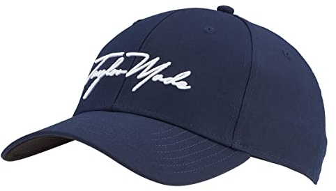 TaylorMade Herren Script Seeker Golf Cap Baseballkappe, Navy, Einheitsgröße