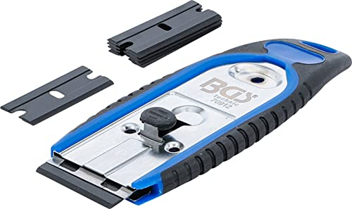 BGS 70912 | Raschietto per etichette | 40 mm | con 6 lame per raschietto in plastica