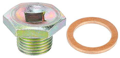 A ABSOPRO Ölwannenschraube M16x1.5 Ölablassschraube mit Dichtring Ölwanne für Peugenot