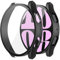 Misxi 2 Pièces PC Coque Compatible avec Samsung Galaxy Watch 6 40mm, Sensibilité élevée Case Protection d'écran pour Galaxy Watch 6, Noir