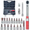Zoomtools 1/4-Inch Drive Click Torque Wrench Set, Dual-Direction Adjustable, 72-Tooth Torque Wrench with Buckle (20-200IN.LB/ 2.26-22.6Nm),Bicycle Torque Wrench Set