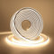 Wisada 220V COB Tira LED [0.5M,Blanco Natural 4000-4500K]，IP65 Estanco Flexible,288 LEDs/m Cortable Silicona FCOB LED Neón CRI85+,Navidad,Fiesta,Boda,Halloween Hogar/Tienda Decoración Iluminación