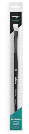 Pinzel Vallejo Weathering B09003 Flat Synthetic Brush - Large (8)