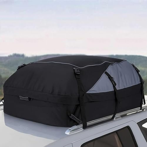CELECH Auto Dachbox für Se-at Ateca SUV 2016-2020,Faltbare wasserdichte Dachgepäcktasche,Wetterfeste Dachtasche,Tragbar Reisen Dachgepäckträger Tasche,15 Cubic feet