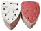 Wanmutrun Mouse Papier Abrasif 100pièces 11 Trous 800Grain Disques Abrasifs Triangulaire pour Ponceuse Triangulaire