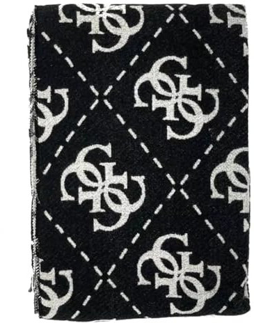 GUESS Scarf 70 x 190 Black Logo
