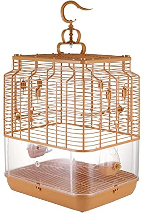 Eck-Vogelkäfig, Vogelkäfig mit Ständer, Vogelkäfige, kreatives Luxus-Vogelhaus, 38 cm großer Vogelkäfig mit großem Platzangebot for Aras, wasserdicht, for den Innen- und Außenbereich, doppelt verwendb