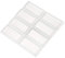 wisspair Neue Rechteckige Kristall Klare Wohnung Glas Rechteckige Cabochons, 48 ​​x 24 x 7mm 8 StÜCke