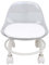 Tabourets Roulants Bas avec roulettes, Roues Pivotantes à 360°, Siège à roulettes Bas, Tabouret Roulant, Escabeau, Tabouret de Mécanicien sur roulettes pour la Maison, Le Bureau,
