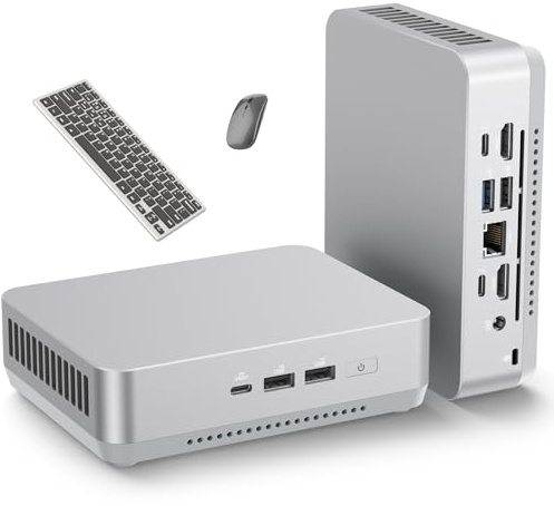 ASUS NUC 14 Pro + Mini computer, Intel Ultra 5 125H (14C/18T, fino a 4,5 GHz), Micro PC 16 GB DDR5 RAM, SSD PCIe 1TB, Win 11 Pro, Intel Arc GPU, Thunderbolt 4, WiFi 6E, 8K/Quad 4K, montaggio VESA