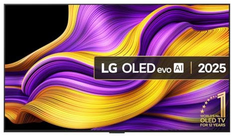 LG OLED55G54LW - TV 55, OLED EVO 4K, Smart TV AI G5, WebOS 25, Super Upscaling, Dolby Vision y Dolby Atmos, AMD FreeSync, Alexa/Google Assistant, Negro