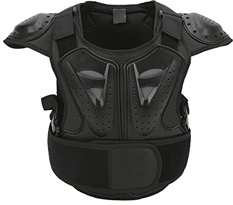 Motorcykelturpansar Vest Bekväm Cykelköstskydd för Barnbarn (L)