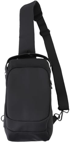 Fockety Carrying Case for Steam Deck/OLED/ROG Ally, Protective Shoulder Bag with Charger & Docking Station Storage, Portable Travel Bag, Handheld Gaming Console Sling Bags (Black)