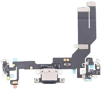 Charging Port Compatible with iPhone 16e Black