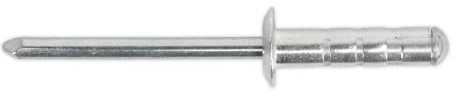 Sealey RM4015S Aluminium Multi-Grip Rivet Standard Flange 4 x 15mm Pack of 200