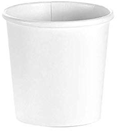 We Can Source It Ltd - Single Wall White Paper Disposable Cups - 4oz Recyclable Paper Cups for Tea, Coffee, Juice, Hot and Cold Drinks - Ideal for Home, Office, Cafes and Events - Pack of 100