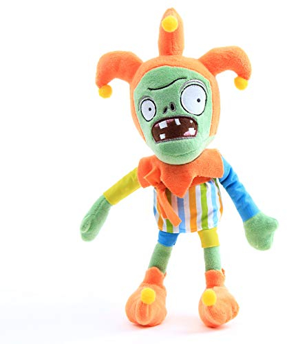 uiuoutoy Pflanzen gegen Zombies Plüsch Spielzeug Puppen PVZ Jester Zombie Plüschtiere Clown Zombie Kuscheltiere Geschenk