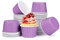 SPESH 50 pirottini di carta per muffin, per matrimoni, compleanni, Natale (viola)
