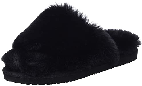 flip*flop Damen slidefur 2 Hausschuh, Black, 39 EU