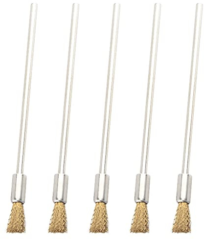 5 x 3 mm Schaft Messing Kupferdraht Reinigungsbürsten Stift Stil Pinsel Rost Farbe Entfernung Werkzeug 100 mm Reinigungsbürste