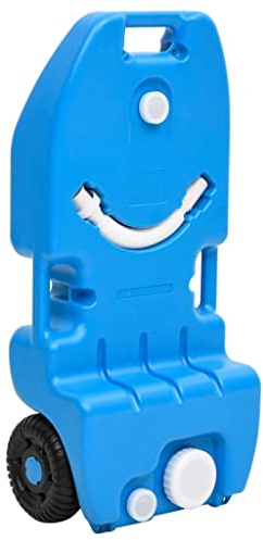 Réservoir d eau à roulettes pour le camping 25 L bleu