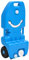 vidaXL Réservoir d'eau à roulettes pour Camping, Bidon d'eau Portable, Récipient à Eau de Voyage, Stockage d'eau Toilette de Camping-Car, 25 L Bleu PEHD