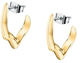 TRUSSARDI T-Design Damen-Ohrringe aus vergoldetem Stahl – TJAXA05