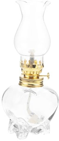 Cabilock Glas Petroleumlampe Innenbereich Öllaterne Vintage Retro Petroleumlaterne Petroleumlampe Petroleumlicht Öllampe Für Innenbereich