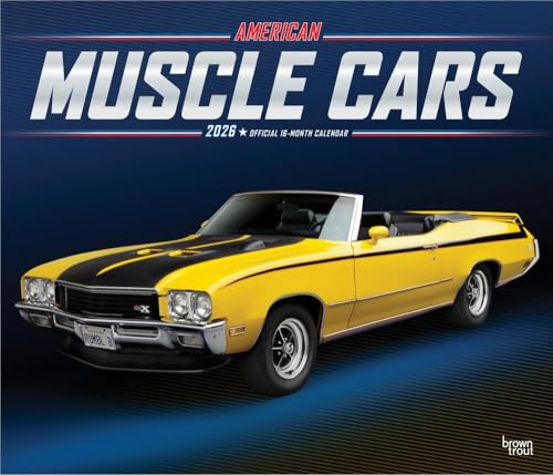 American Muscle Cars – Amerikanische Muskel-Autos 2026 – 16-Monatskalender im Deluxe-Format: Original BrownTrout-Kalender [Mehrsprachig] [Kalender] (Deluxe-Kalender)