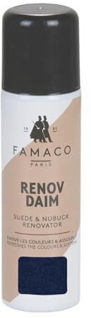 Famaco Nubuk Wildleder und Raulederspray 200 ml (Blue Marine)