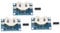 3Pcs Coin Cell Battery Holder Mounting Board with 2.54mm Pin Header for Easy Breadboard Insertion