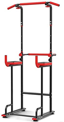 Power Rack Home Gym Fitness Squat Rack Pull Up/Dip Station Multifunctional Free Standing with 6 Level Height Adjustment