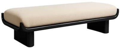 SDA287MZ Foyer Wooden and Fabric Long Shoe-changing Bench for Living Room and Bed end Mudroom(XXXX-Large)