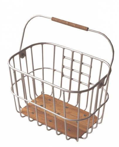 Brooks Fahrradkorb Hoxton Wire Basket 25 Liter, Silber, 80041010