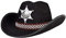 Boland - Kinderhut Sheriff junior, silberner Stern, Hutkordel, Cowboy, Karneval, Fasching, Halloween, Mottoparty, Verkleidung, Theater