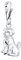 Elli Charm Damen Hund Tier Freund in 925 Sterling Silber