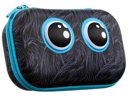 ZIPIT Beast Federmäppchen für Kinder, Federmäppchen für Schule, Organizer, Federmäppchen, großes Fassungsvermögen, Schwarz