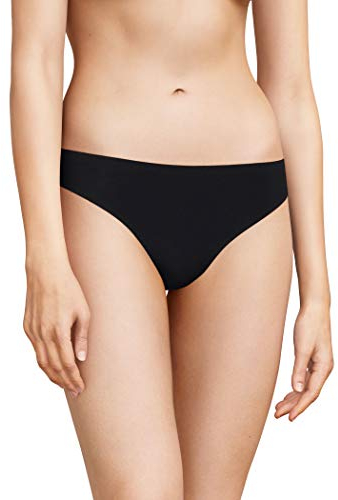 Chantelle SOFTSTRETCH, Tanga, Intimo Invisibile Donna, Nero (Schwarz 11), Taglia unica
