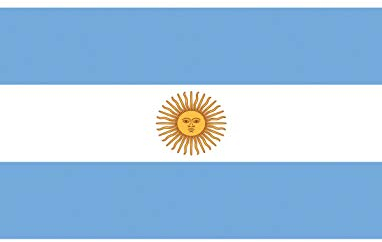 TrendClub100® Fahne Flagge „Argentinien Argentina AR“ - 150x90 cm / 90x150cm